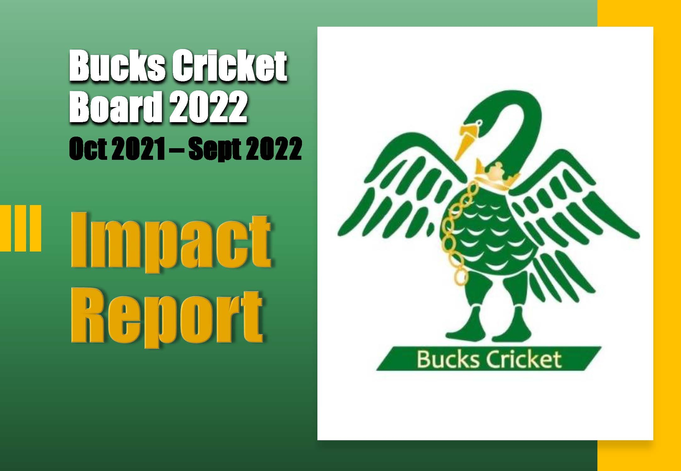 Bucks Cricket Impact Report 21-22